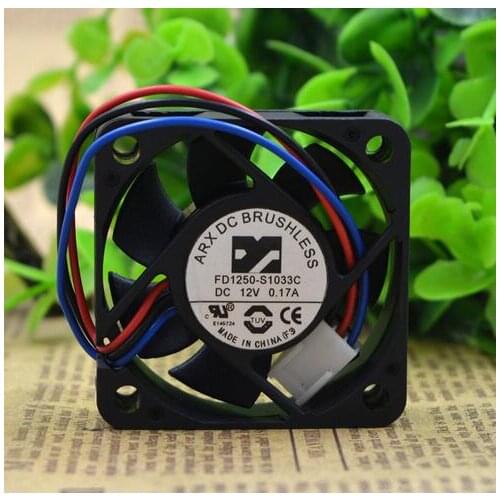 5015 5CM 50*50*15MM 12V 0.17A FD1250-S1033C 3 Wire Fan