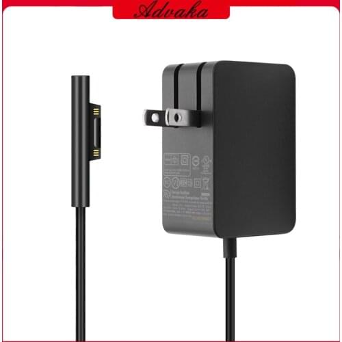 Advaka 15V 1.6A 24W AC Adapter Tablet Charger Wall Power Supply For Microsoft Surface Pro 6/5/4/3 Carregador