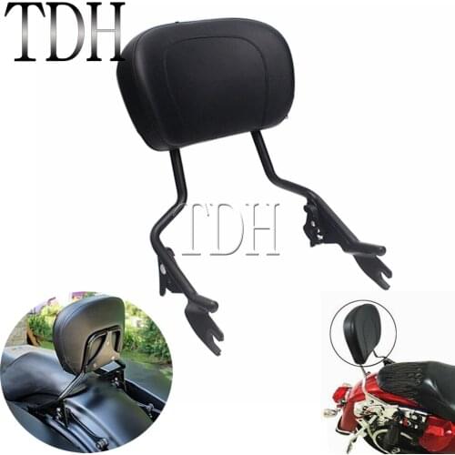Motorcycle Passenger Sissy Bar Backrest Stealth Luggage Rack For Harley Touring Road King Street Glide FLHX FLHR FLHT 2009-2017