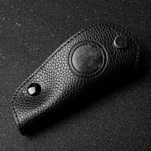VODOOL Key Case Litchi Synthetic Leather Key Fob Cover Protector for BMW E36 E46 E39 Simplicity Personality without Publicity