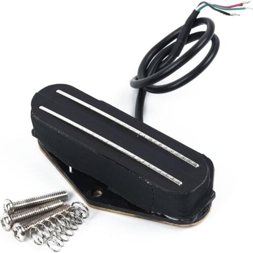 7.5k Electric Guitar Dual Rail Style Bridge Pickup For Fender Telecaster Tele Ceramic Bridge Pickup Four Counduct w/ Shield