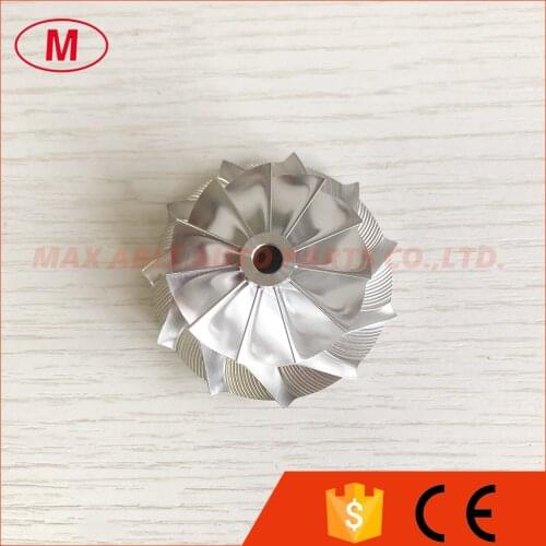 GT15-25 735492-0002J 11+0 blades 36.30/49.00mm high performance turbo billet/milling compressor wheel for 757042-0011/0013/0014