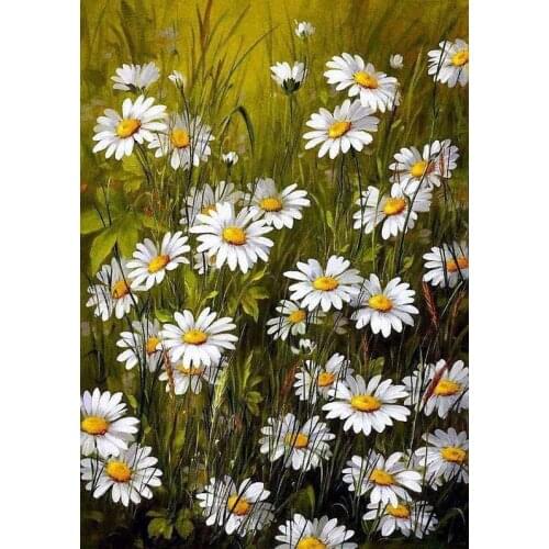 JMINE Div 5D daisy flower Full Diamond Painting cross stitch kits art High Quality Floral 3D paint by diamonds
