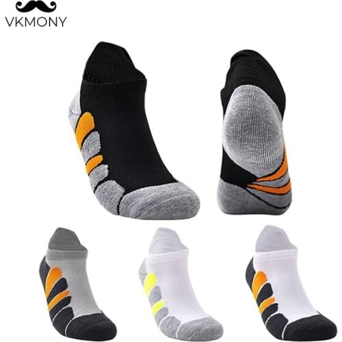Men sport socks man basketball socks towel socks men Running fitness socks VKMONY