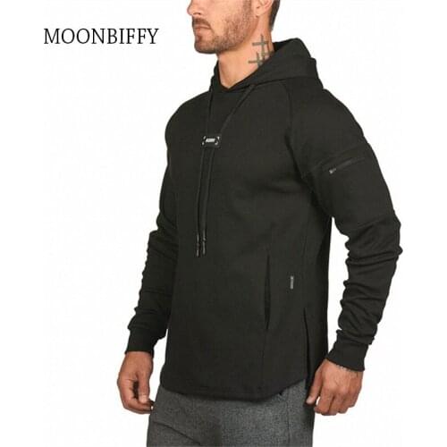 Mens Loose Black Hoodies Running Sports Pullover Autumn New Hooded Sweatshirt Men Solid Hoodie Man Pornhub