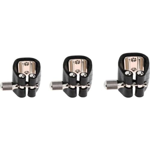 Pro Saxophone Ligature Clip Compact Fastener for Sax Woodwind Instruments