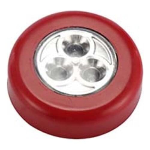 Light Night Cabinet Touch Light Kitchen Bedroom Cupboard Pasteable Light Wireless Corridor Stair 3 LED Night Lamp