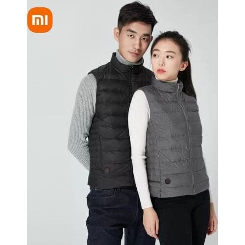 Xiaomi Youpin Graphene Electric USB Warm Back Goose Down Vest Heating Jacket Racing Coat Best For Winter From Mijia Cloth Hoodie