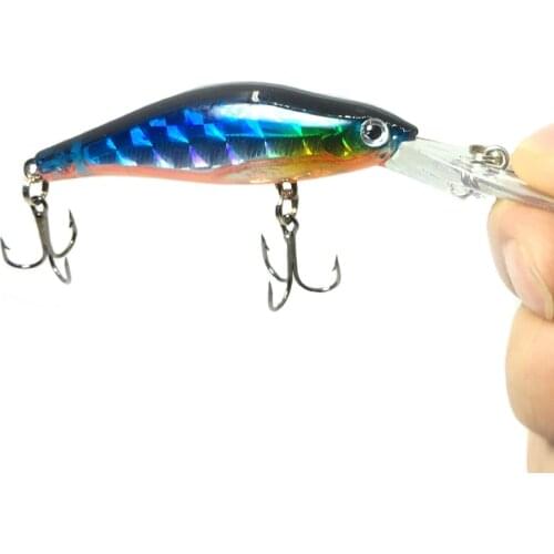 1pcs Laser Sinking Slow Minnow Fishing Lure 10cm 8g Wobbler Artificial Fly Fishing Hard Bait Carp Crankbait Fishing