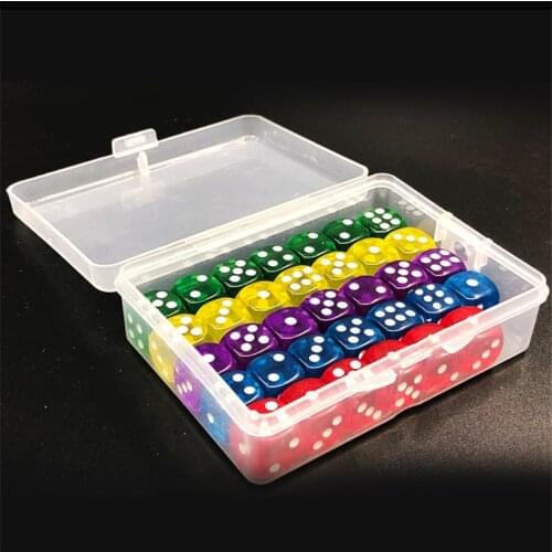2/4 Pieces 9*6.5*3cm PP Storage Dice storage Box For Token Board games Accessories Container Case Portable Holder Card Boxes