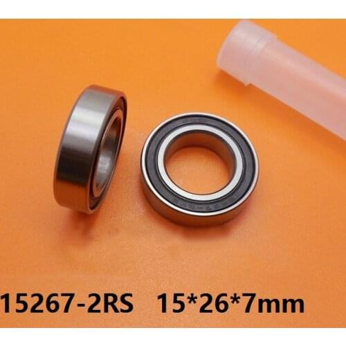20pcs or 50pcs ABEC-5 15267-2RS MR15267 15267 2RS 15x26x7 mm deep groove ball bearing bicycle bottom bracket bearing 15*26*7