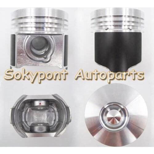 4Sets STD Diesel Engine Parts Piston 1G924-2111 for KUBOTA V2203M V2403 Engine