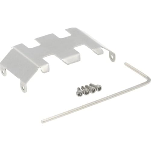 Stainless Steel Chassis Armor Protective Guard Plate for 1/24 Axial SCX24 90081 RC Car Upgrade Parts Made of stainless steel