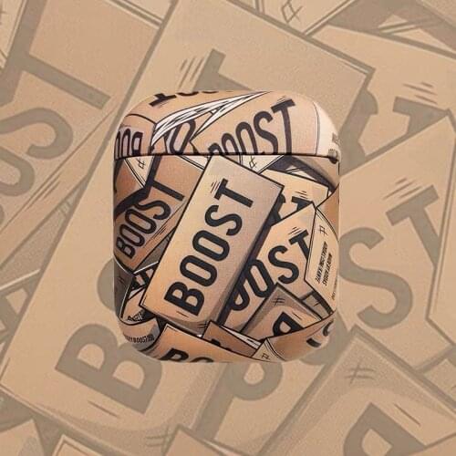 Wireless bluetooth headset BOOST Case for airpods pro 3 2 Kanye Omari West Trend 350 sneakers matte hard PC Cover coque box
