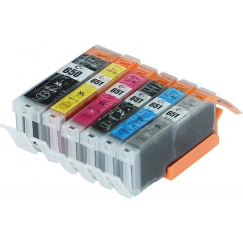 UP 12x ink cartridge PGI650 CLI651 compatible for Canon PIXMA MX926 MX726 IP7260 MG 6360 7160 5460 5560 6360 PRINTER