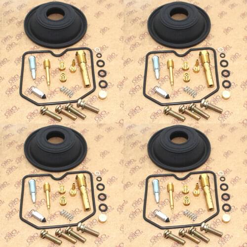 4SET Motorcycle carburetor repair kit for GSF600S BANDIT 1996-2003 GSF600 GSF 600 S Plunger vacuum diaphragm