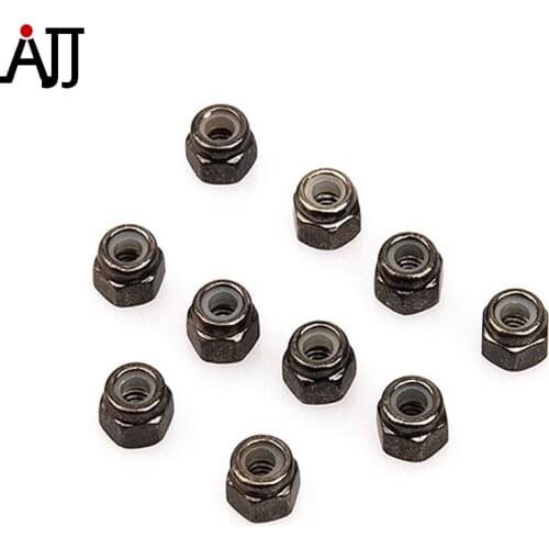 M3 Stainless Steel Lock Nut Black Color 10pcs/bag