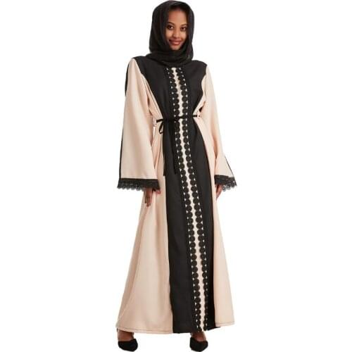 Latest saudi arabian muslimische kleider satin abaya women muslim islamic clothing mariage kaftan robe marocaine dubai turkey