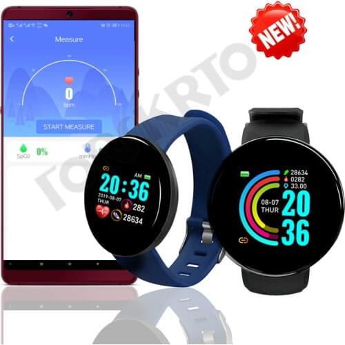 D18 Smart Watch Men Heart Rate/Blood Pressure/Blood D20 Monitor D13 Smart Bracelet Wristband Fitness Tracker Waterproof Y68