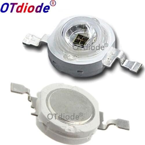 10pcs LED IR Diode 3W 850nm 940nm 730nm Diode Chip LED Infrared Deep Red Emitter for CCTV Night Camera Security Night Vision