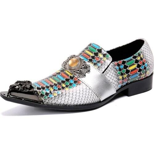 Fashion Oxford Shoes for Men Pointed Toe Mens Genuine Leather Dress Shoes Color Party and Wedding Zapatos De Hombre 2021 New