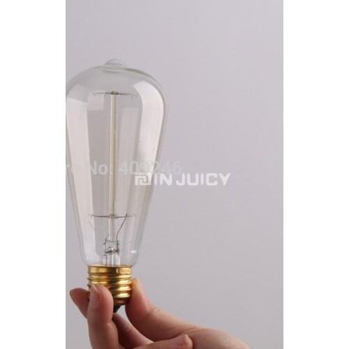 4PCS 40W 110V 220v Edison Vintage Incandescent Bulb Silk Light Lamp Personality Screw-mount bulb E27 Indoor/Outdoor Decoration