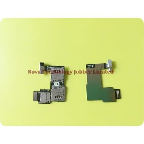 Wyieno Single/Dual XT1068 Memory SD Card Holder Flex For Moto G2 XT1069 Sim Card Tray Slot Holders Flex Cable +Tracking