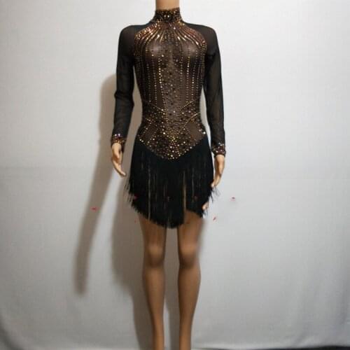 Sparkly Silver Crystals Jumpsuit Women Birthday Celebrate Nude Costume Female Singer Bling Bodysuit Performance Dance Wear DJ414