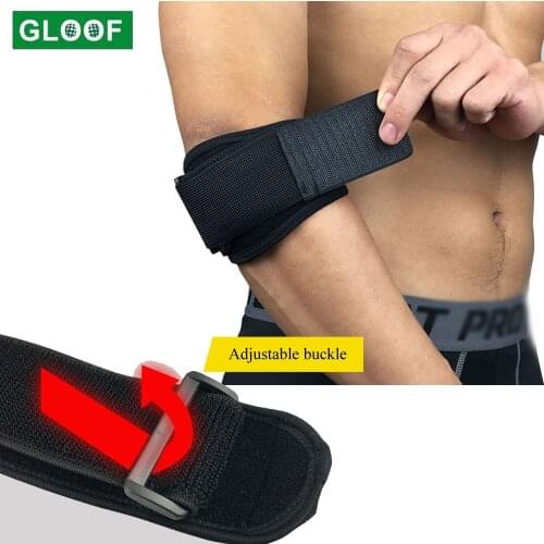 1Pcs Tennis & Golfers Elbow Strap Band Brace for Tendonitis With Compression Pad