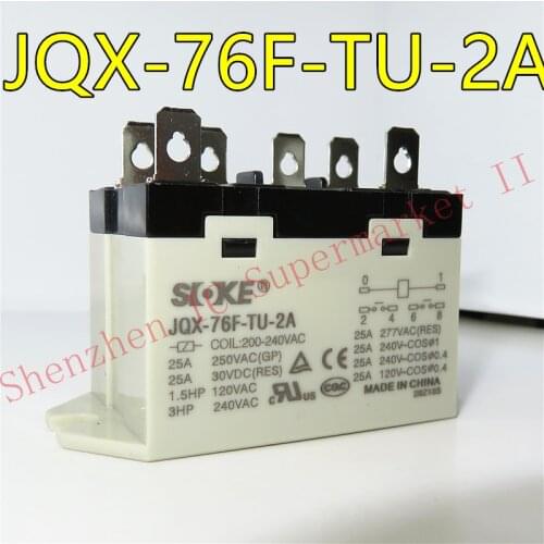 1PCS NEW FOR SOKE RGF2OU740 It is an upgraded version of JQX-76F-TU-2A 200-240VAC