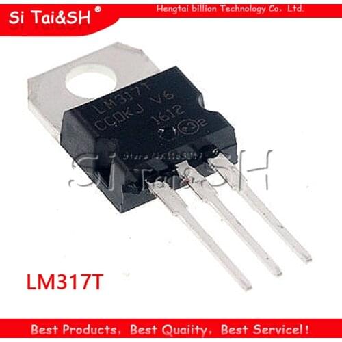 10PCS LM317T TO-220 LM317 TO220 new and original IC free shipping