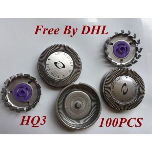 100PCS HQ3 replace head razor blade for philips shaver HQ300 HQ302 HQ304 HQ320 HQ322 HQ340 HQ342 HQ360 HQ362 HQ380 HQ382 HQ384
