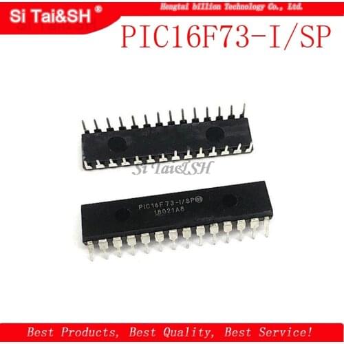 2pcs/lot PIC16F73 PIC16F73-I/SP DIP-28