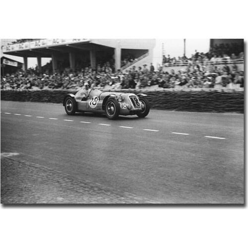 24 Hours Of Le Mans 1950 Racing Victory On Canvas Print Nordic Poster Wall Art Picture For Living Room Home Decoration Frameless