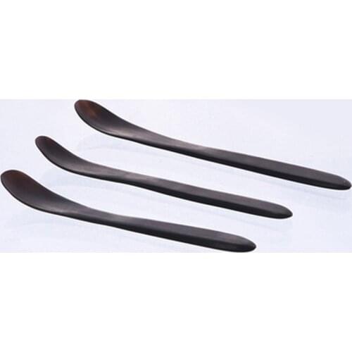 3pcs*1 Set Natural Ox horn Spoon Horn Medicine Sample spoon Laboratory Equipment