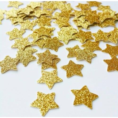 300 piece Gold Confetti Gold Star Glitter Confetti Gold Star Table Confetti Star Confetti Star Party Decorations Gold Stars
