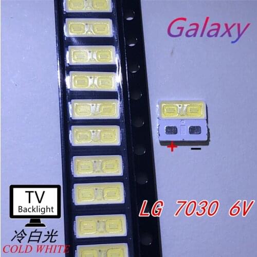 3000PCS FOR LG Innotek LED LED Backlight 1W 7030 6V Cool white TV Application smd 7030 led cold white 100-110lm 7.0*3.0*0.8mm