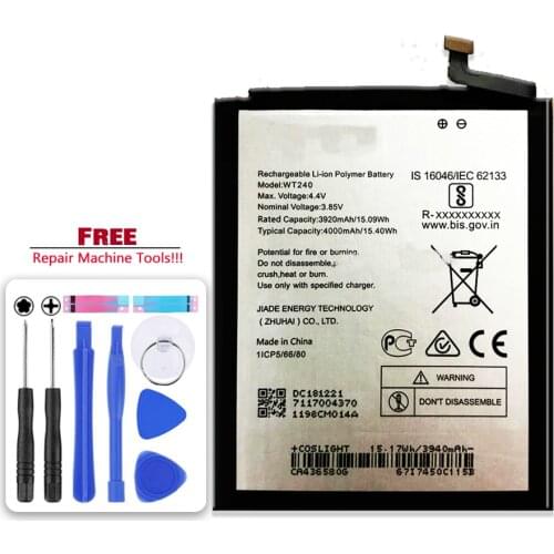 4000mAh WT240 Battery For Nokia 5.3 53 Nokia5.3 TA-1154 TA-1156 WT 240 TA 154 1156 Mobile Phone Bateria + Free tool