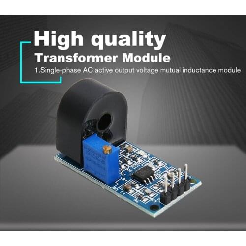 A01B Active Single Phase Voltage Transformer Module AC Output Voltage Sensor Mutual Inductance Amplifier for Arduino