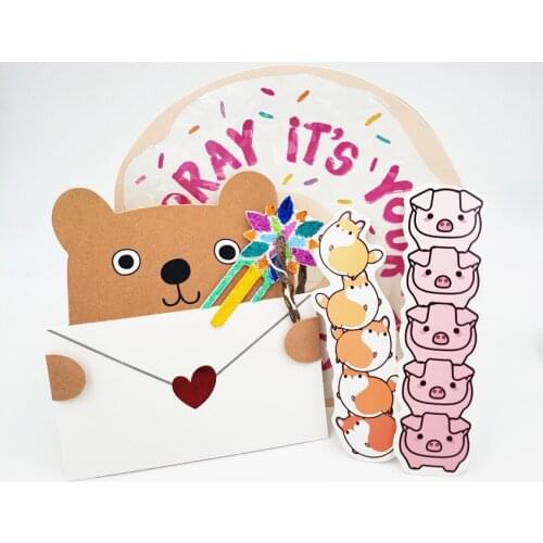 Flower buttons bookmark paper die Metal cuts dies cutting dies Scrapbooking DIY Halloween Embossing mould card craft