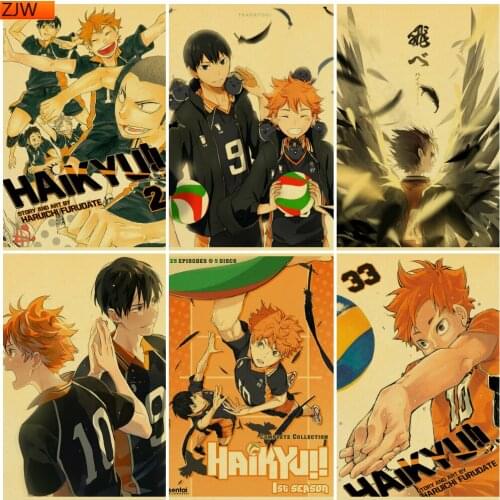 DIY Haijiu! ! Retro Anime Manga Diamond Painting Diamond Mosaic Cross Stitch Kits Full Diamond Embroidery Room Decoration