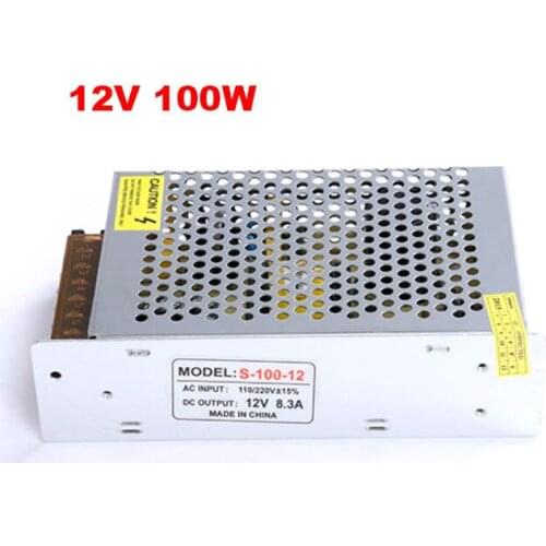 Driver led 100w 12v 100w led power supply 100w led driver 100w,Aluminum AC 110V 220V to 12v lighting transformer for led light