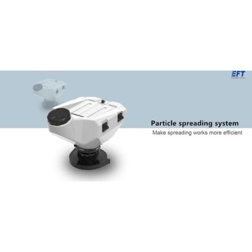 EFT newly upgraded 10L/V2.0 heavy-duty plant protection drone particle spreader, seed fertilizer, bait particle spreader