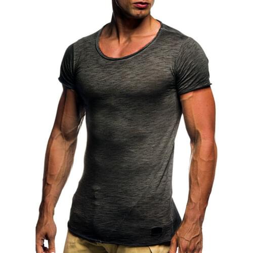 Summer Cotton Thin T Shirt Men 2018 New Fashion Beetle Tail Design Slim Fit Tee Shirt Homme Casual Patchwork Hip Hop Streetwear