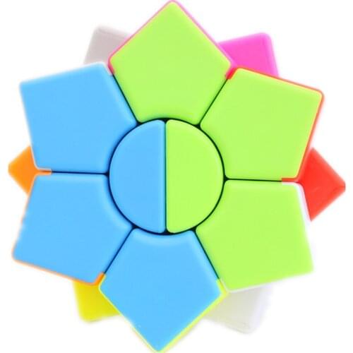 Jiehui Hexagram two-layer Square Hexagon Speed Magic Cube Twist Puzzle Educational Colorful Puzzle Professional