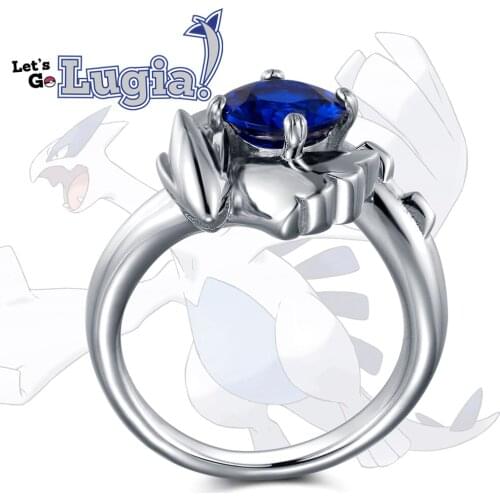 Lugia Inspired Sterling 925 Silver Ring