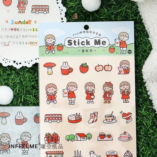 20set/1lot Kawaii Stationery Stickers This little thing of life Diary Decorative Mobile Stickers Scrapbooking DIY Craft Stickers