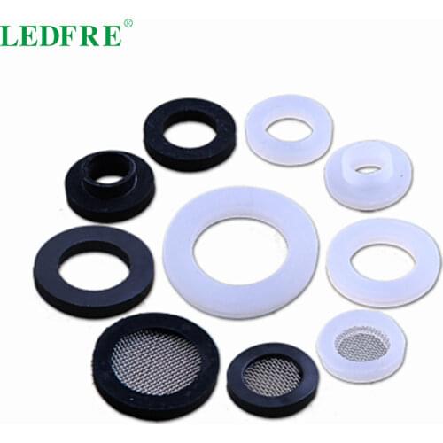 LEDFRE 10PCS Washer for Silicone EPEM Flat gasket for 1/2" 3/4" 1" 11/4" nut for stainless Steel corrugated Tube LF18004-10