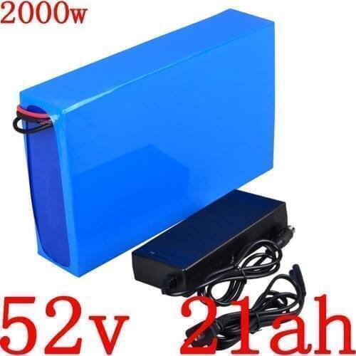 52V 51.8V Battery 48V 52V 20Ah Electric Bicycle Battery 48V 52V 20AH Lithium Battery for 48V 1000W 2000W Ebike Battery motor