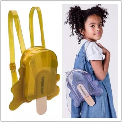 Melissa Popsicles Cute Bag Original 2020 Boy Girl Jelly Bag Sandals Princess Bag Girl Mini Melissa Jelly Shoulder Bag